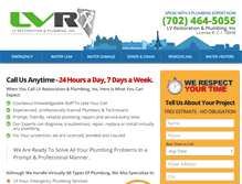 Tablet Screenshot of lasvegasplumbers.com